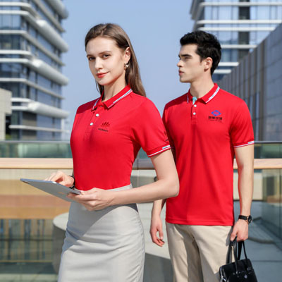 工作服POLO衫翻领短袖T恤团队工装CX0018fanling