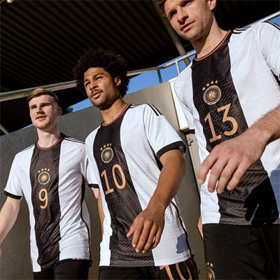 足球服套裝22-23賽季世界杯德國隊服足球衣，小孩童裝青少年大人同款球服bolijian2224deguo