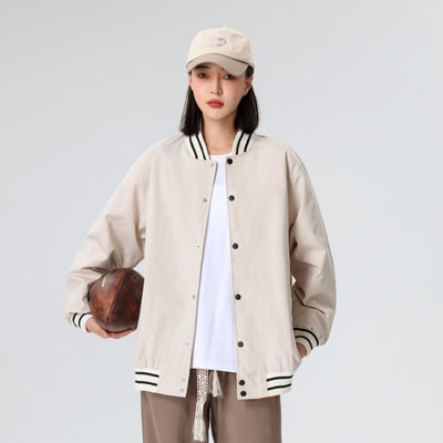 落肩潮牌宽松棒球服 班服卫衣学生班服外套chaohuiD7030460bangqiufu