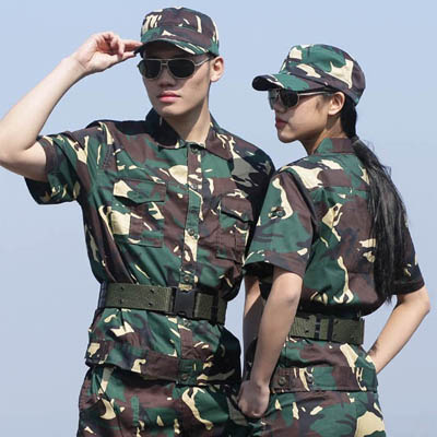 夏令营迷彩服训练营地迷彩服作训服军训服户外拓展迷彩服猎人迷彩服黑鹰迷彩服heibei_jiandao_MXD010310