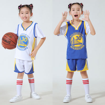 篮球服30号球衣勇士队服儿童球服jianlisai23yongs款