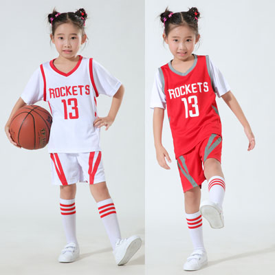 火箭隊服13號球服幼兒園小朋友運動服jianlisai25huoj款