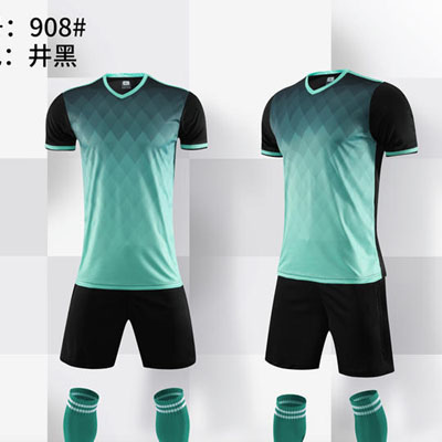 新款足球服训练服套装成人童装同款jianlisai9080190