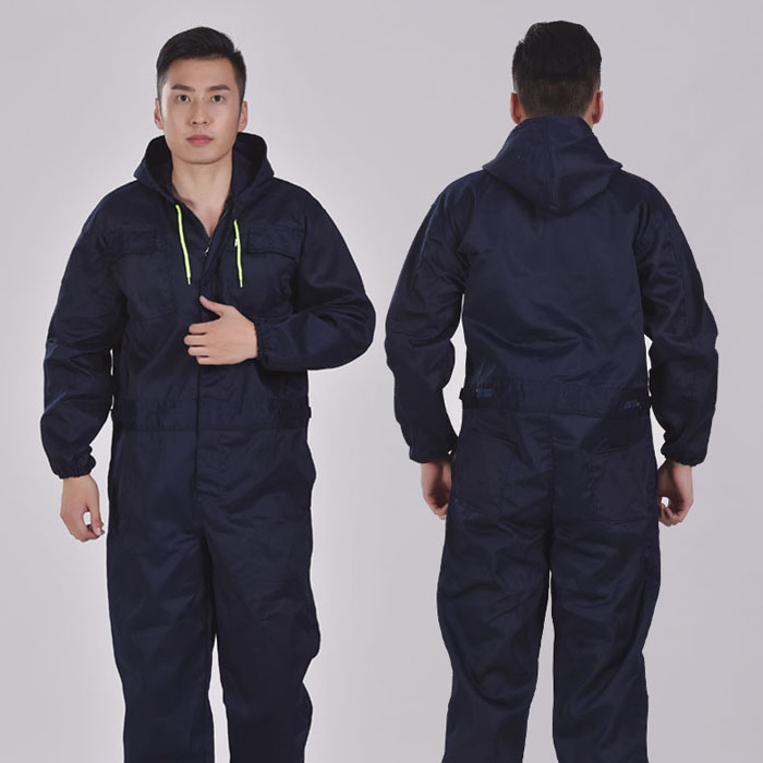 连体工装服连帽衣服喷漆机修工服选朋宾之家