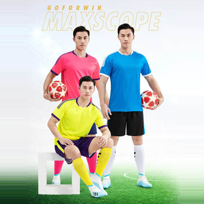 运动训练服套装光板足球服印字球衣号码maibiao3201