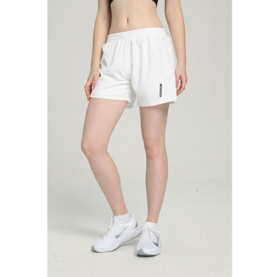 女款时尚黑白色假两件跑步裤运动短裤manbiaoD40250