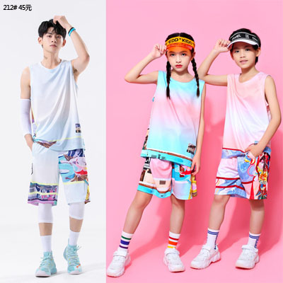中國風籃球服青少年球衣國潮運動服soubB212款