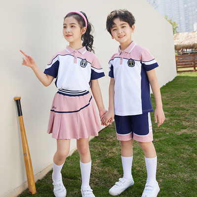 学院风校服套装纯棉短袖T恤幼儿园园服小学生班服活动服tangyuan2202
