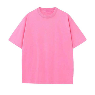 220克潮牌落肩純棉水波紋圓領T恤夏裝班服工服定制weilongCTA00030150