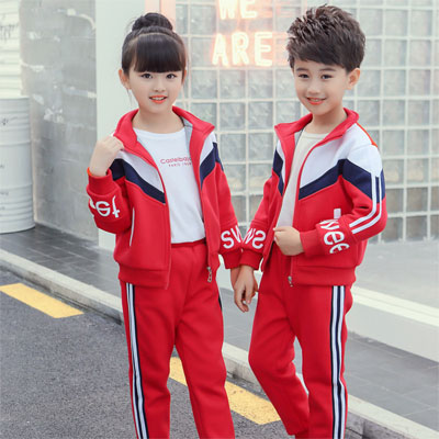 新款兒童小學生校服運動服秋冬裝