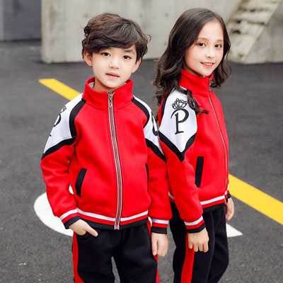 幼兒園園服秋冬裝中小學生班服定制
