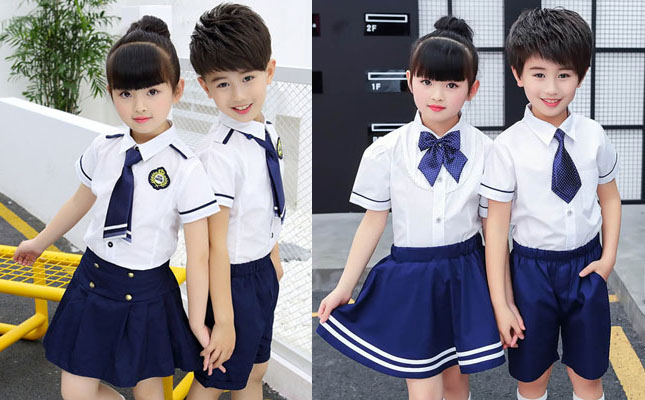 校服衬衫2件套装图