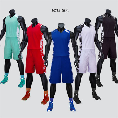 赛事篮球服训练运动服球衣成人yili8078款