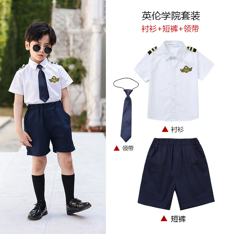 海军校服水手服小学生班服幼儿园园服款式图6