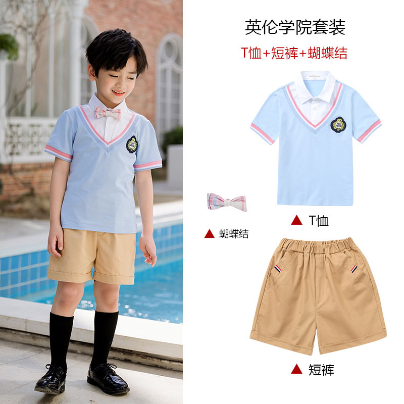 小学生衬衫西服英伦学院风格图款式图6