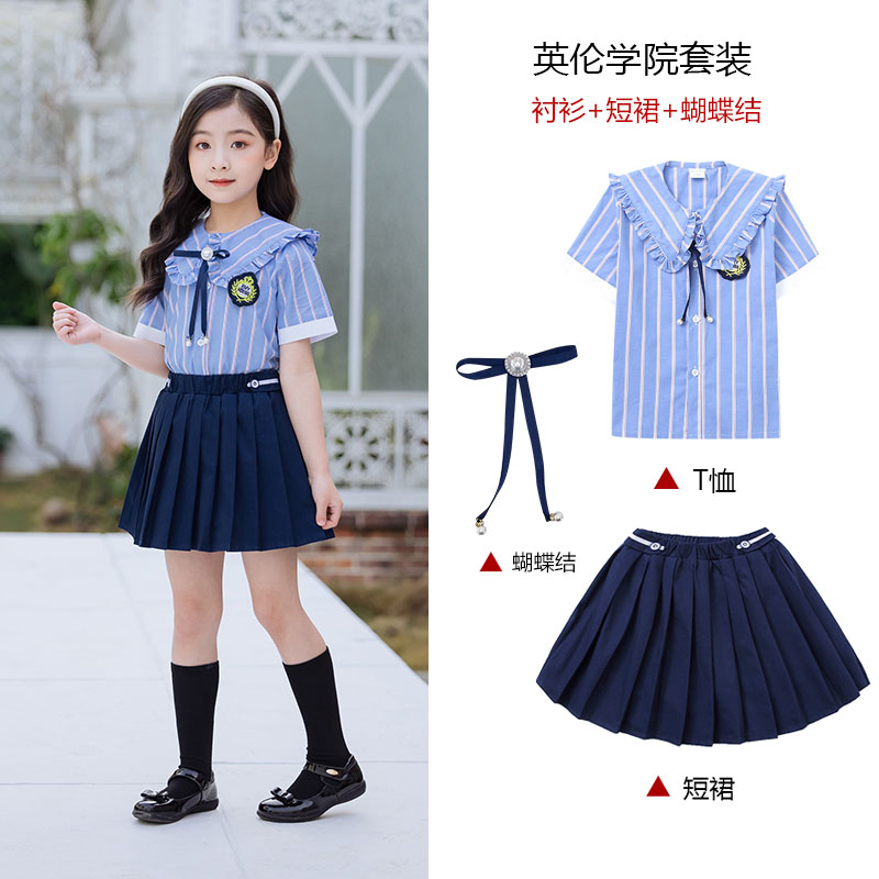 海军校服水手服小学生班服幼儿园园服款式图8