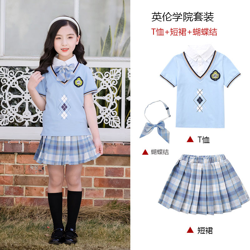 海军校服水手服小学生班服幼儿园园服款式图5