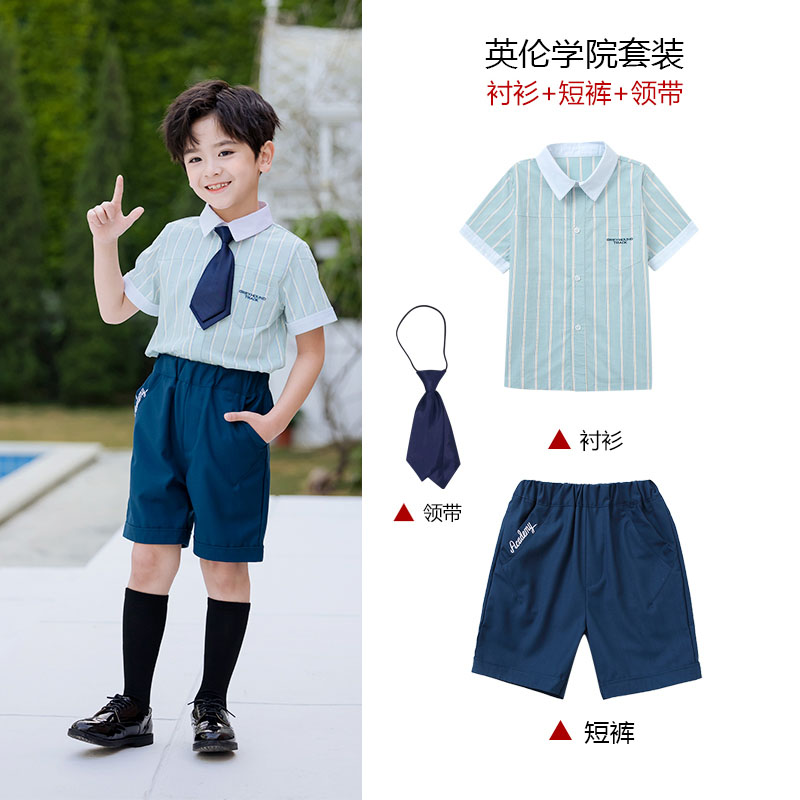 小学生衬衫西服英伦学院风格图款式图8