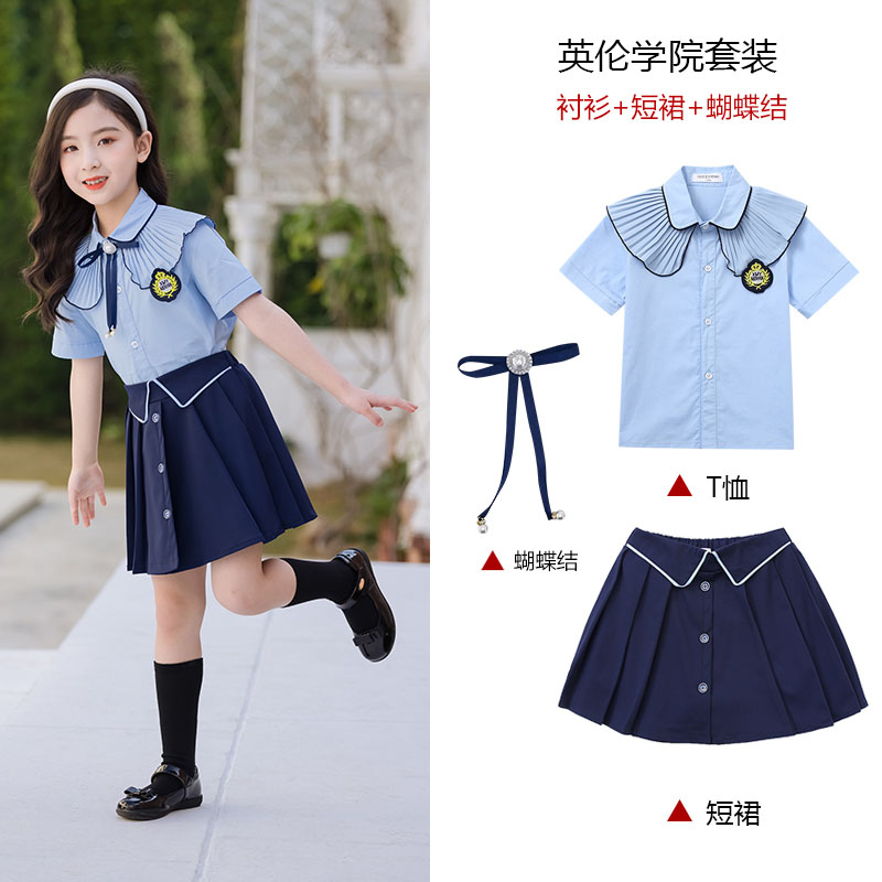 海军校服水手服小学生班服幼儿园园服款式图3